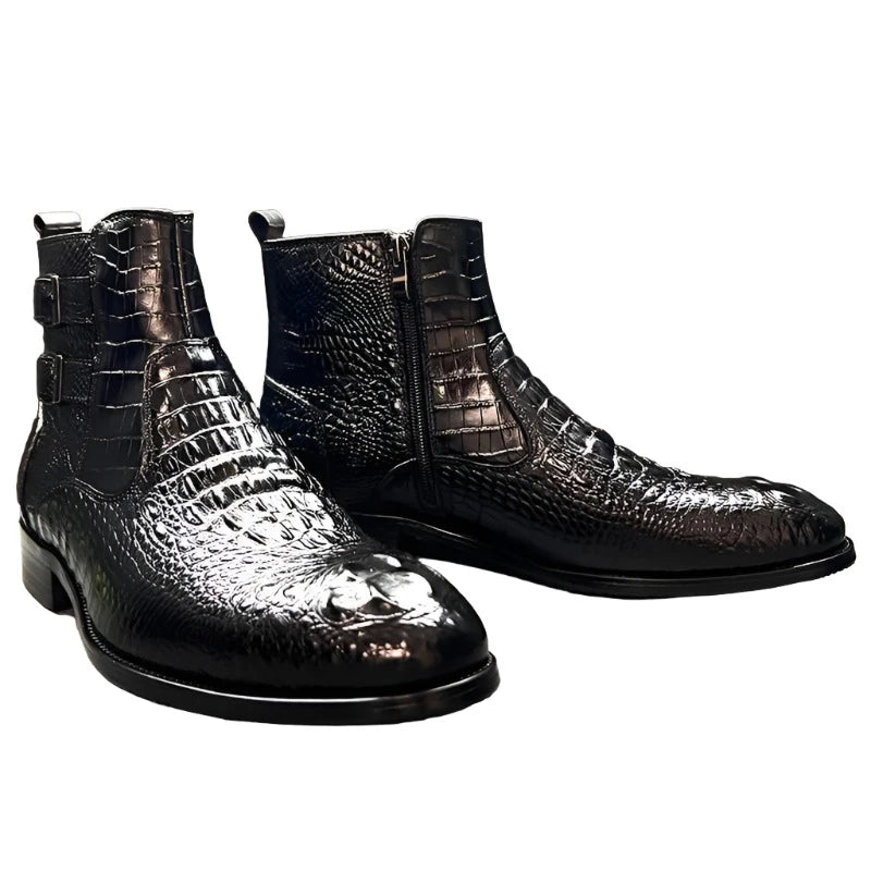 DAC Men's  Genuine Leather Luxury  Ankle Boots