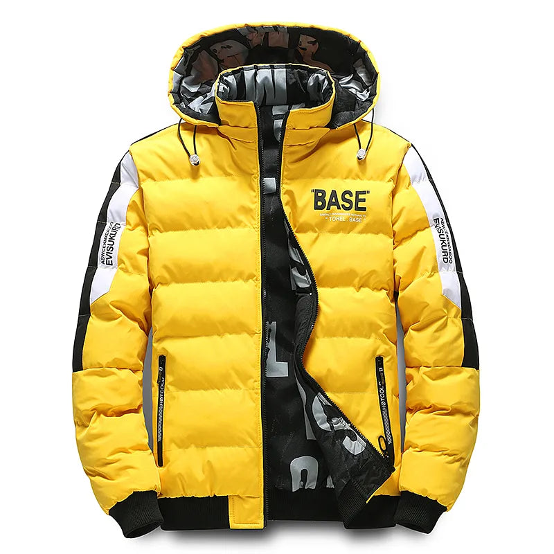 BASE Men's Autumn Winter Padded Double-Sided Coat