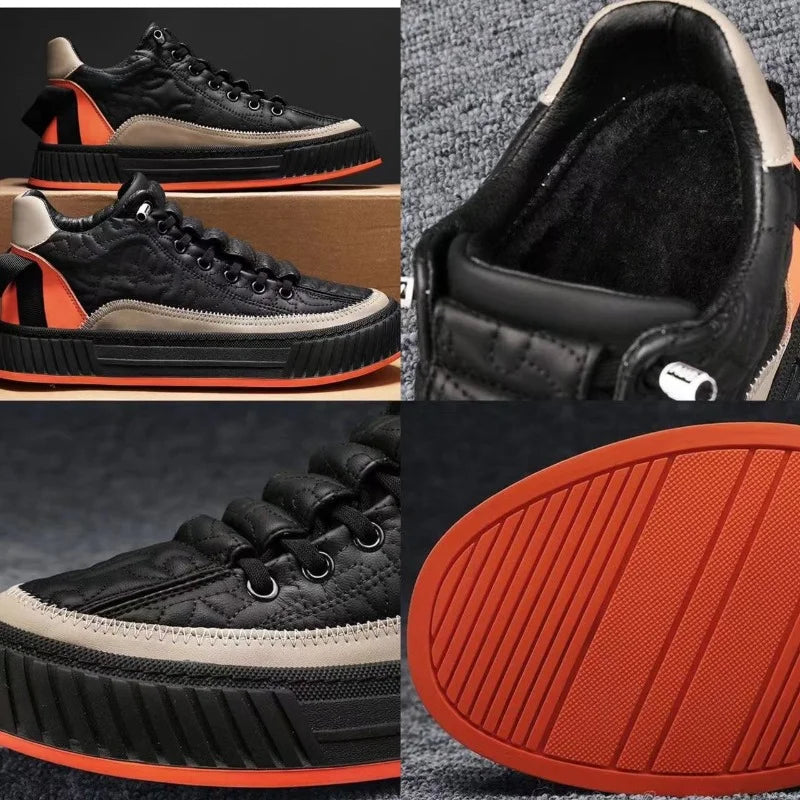 SWANK Zapatillas vulcanizadas ligeras antideslizantes para hombre 