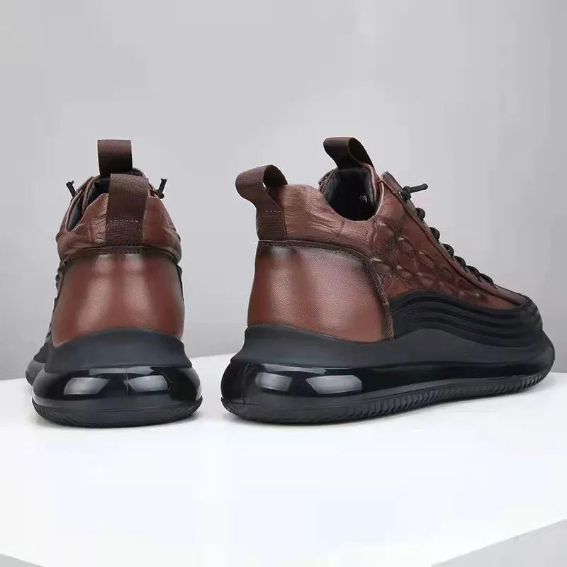 SUAVE Zapatillas vulcanizadas con cordones para hombre 