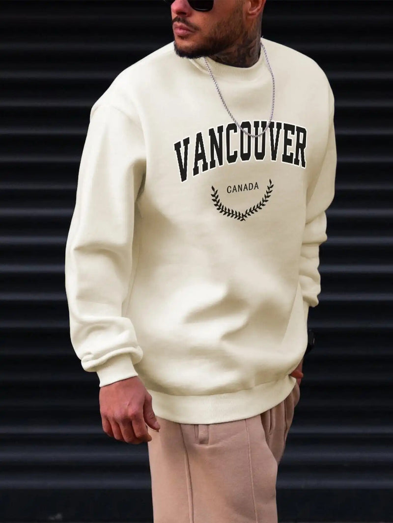 VANCOUVER Men's Fall Streetwear Sweatshirt