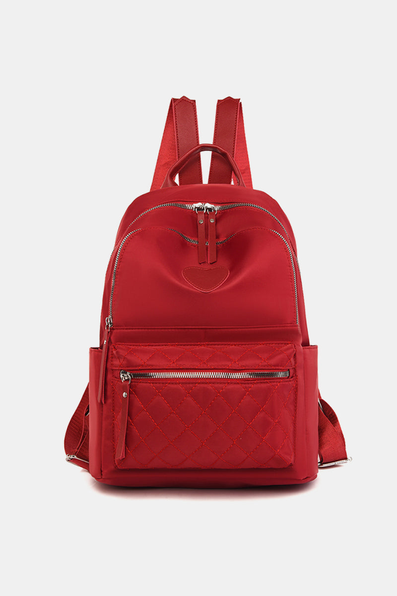 Heart Pattern Oxford Cloth Backpack