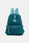 Heart Pattern Oxford Cloth Backpack