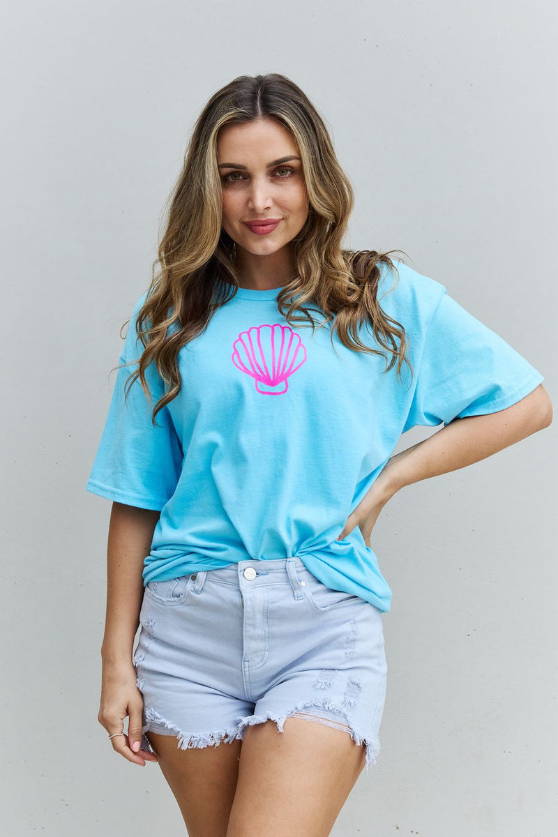 Sweet Claire « More Beach Days » T-shirt graphique surdimensionné