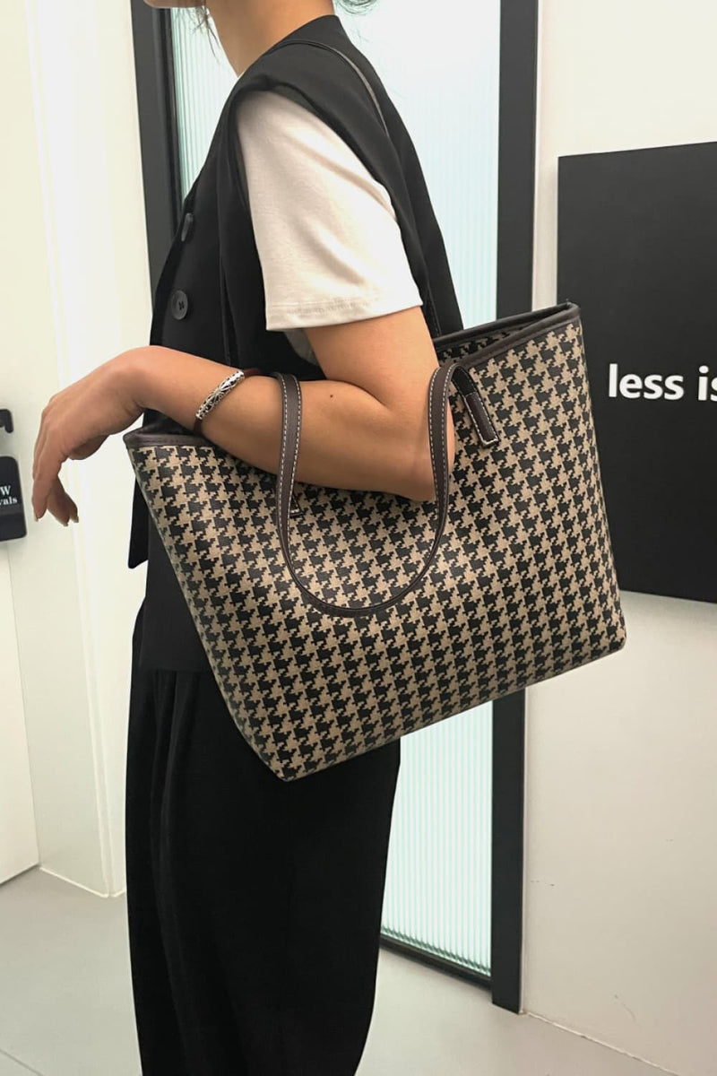 Sac fourre-tout en cuir PU imprimé