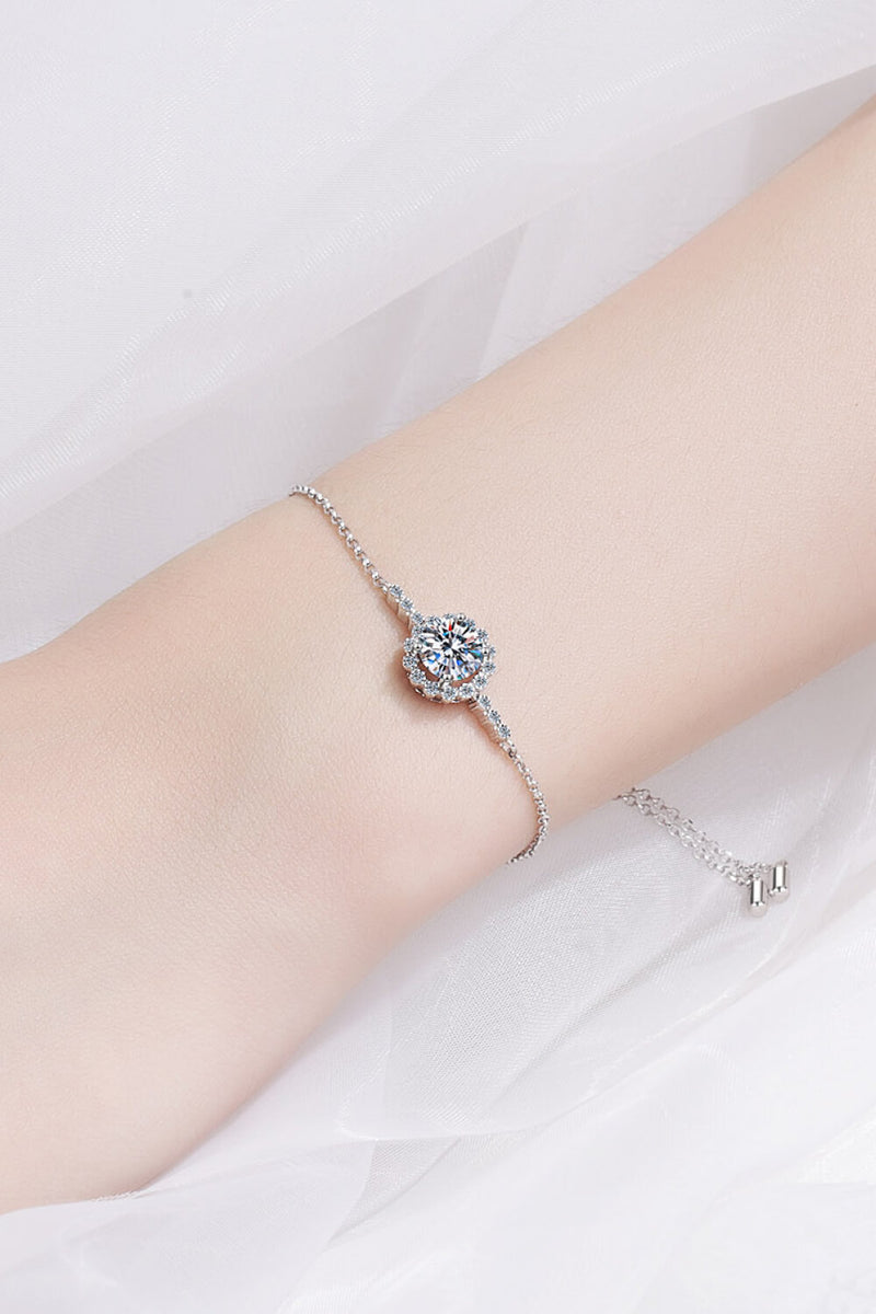 Bracelet Chaîne Moissanite 1 Carat