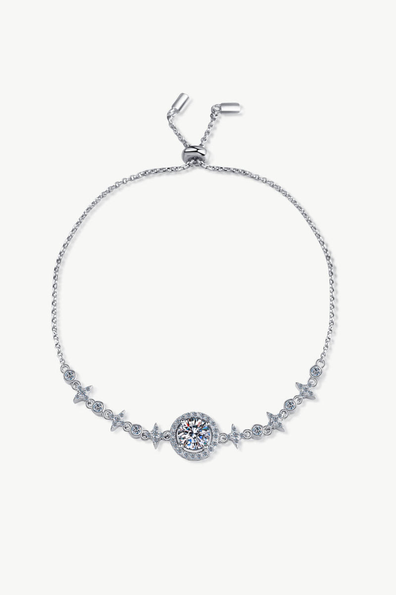 Montrez-vous le chemin Moissanite Bracelet