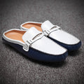 Mocassins sans dossier de style italien en similicuir pour hommes 