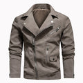 MANTORS Blouson aviateur en similicuir pour homme 