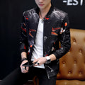 Men's Fall Polyester Light Zipper Jacket