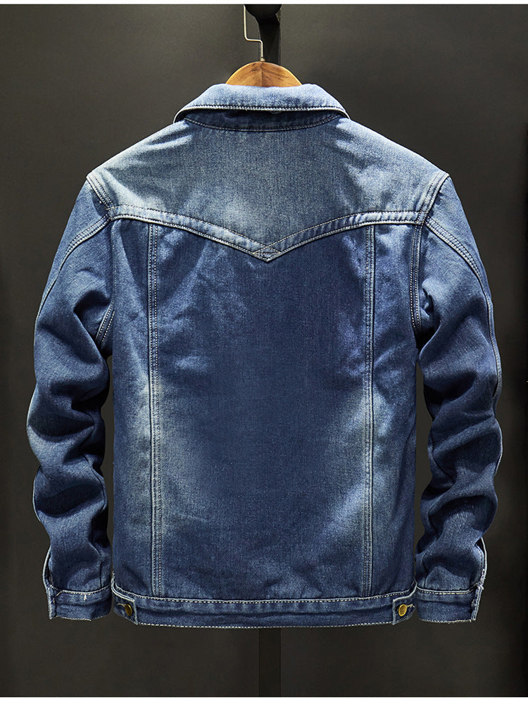Men's Outerwear Thick Warm Denim Jacket
