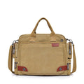 Men's Large Waterproof Canvas Briefcase Bag