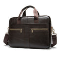 WEIXER Men's Genuine Leather Business Briefcase