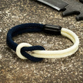 MK Men's Double-layered Knotted Bracelet