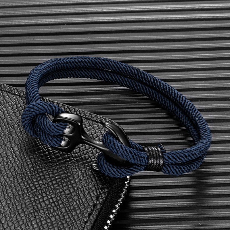 MK Anchor Double Strand Paracord Bracelet