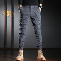 Men's Designer Style Spliced Patchwork Cargo Pants