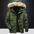 Parkas de camuflaje militar de invierno para hombre