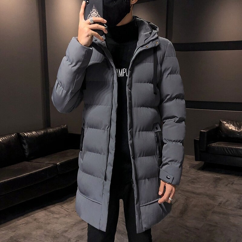 MANTORS Men's Long Winter Puffer Jacket