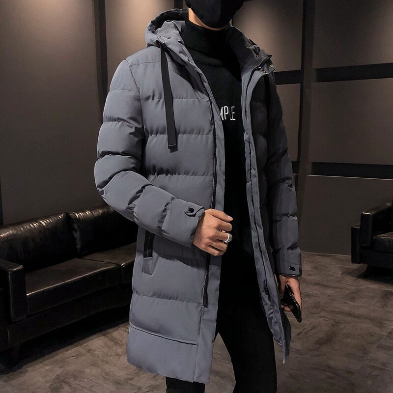 MANTORS Men's Long Winter Puffer Jacket