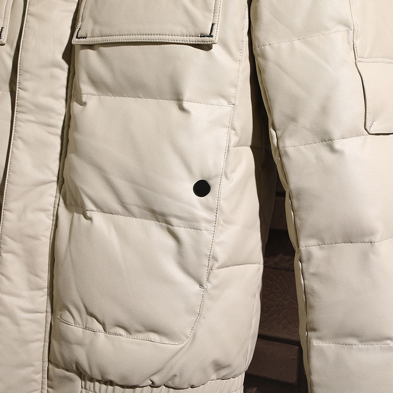 Veste coréenne d'hiver Parkas Puffer DES pour hommes 