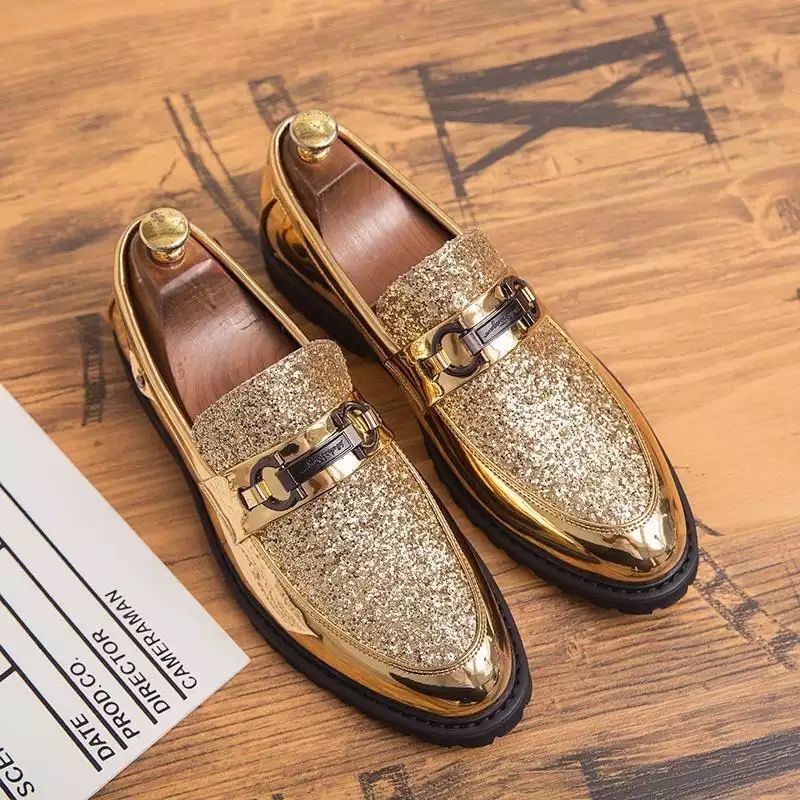 Men's Faux Leather Slip On Moccasins Loafers