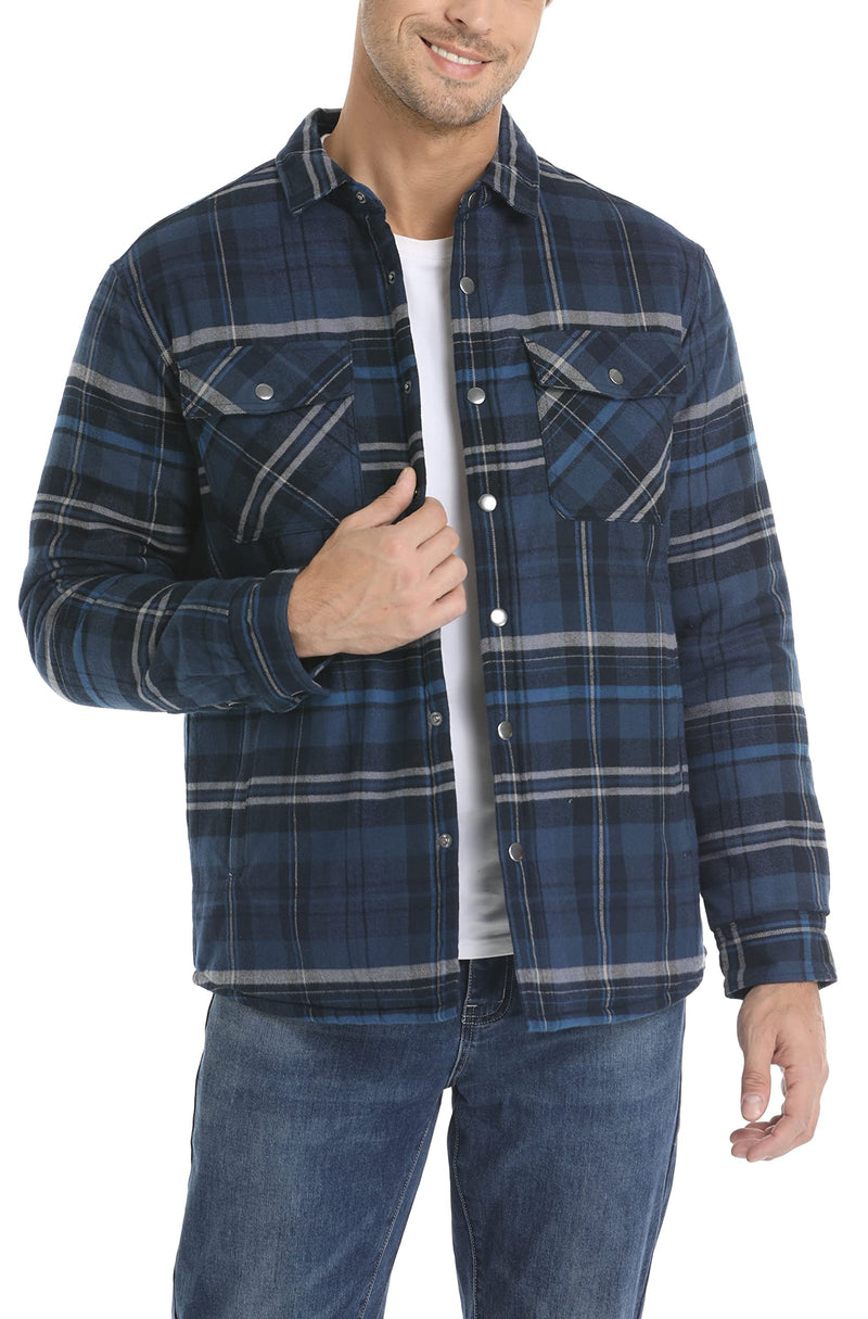 TACS Men's Plaid Cotton Winter Jackets