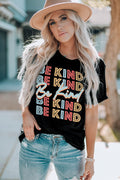 BE KIND T-shirt graphique à manches courtes