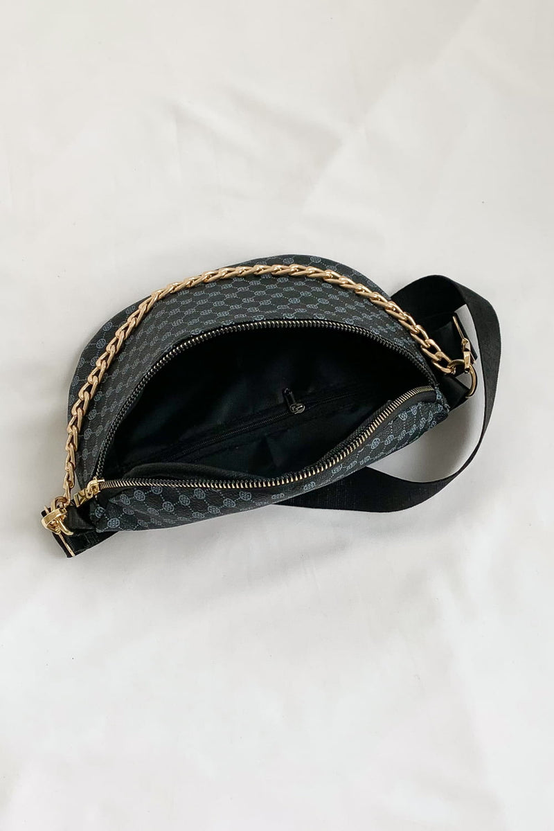 Sac à bandoulière en cuir PU imprimé