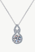 Collier pendentif moissanite 1 carat