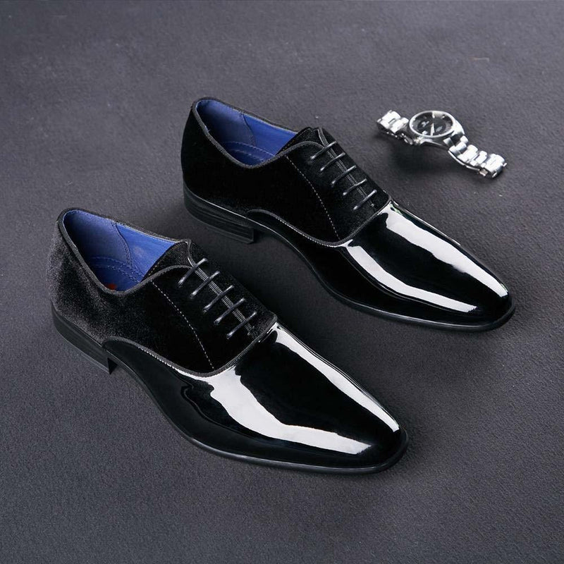 Classic Men's Formal Wedding Leather Shoes - AM APPAREL