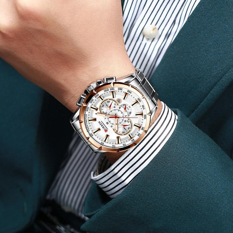 CURREN Men's Formal Chronograph Watch - AM APPAREL