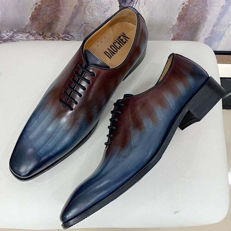 DAO Italian Men's Genuine Leather Dress Shoes - AM APPAREL