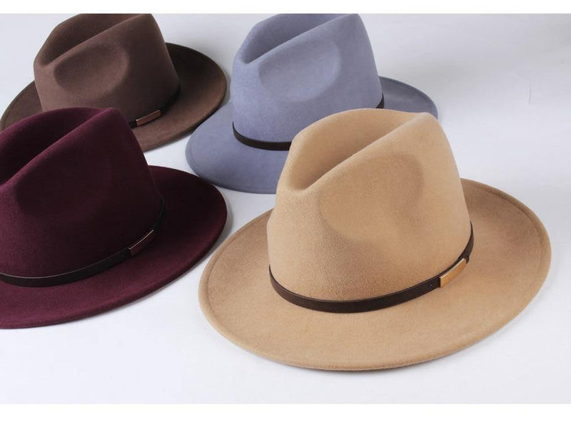 FURTALK Wool Fedora Hat for Women & Men - AM APPAREL