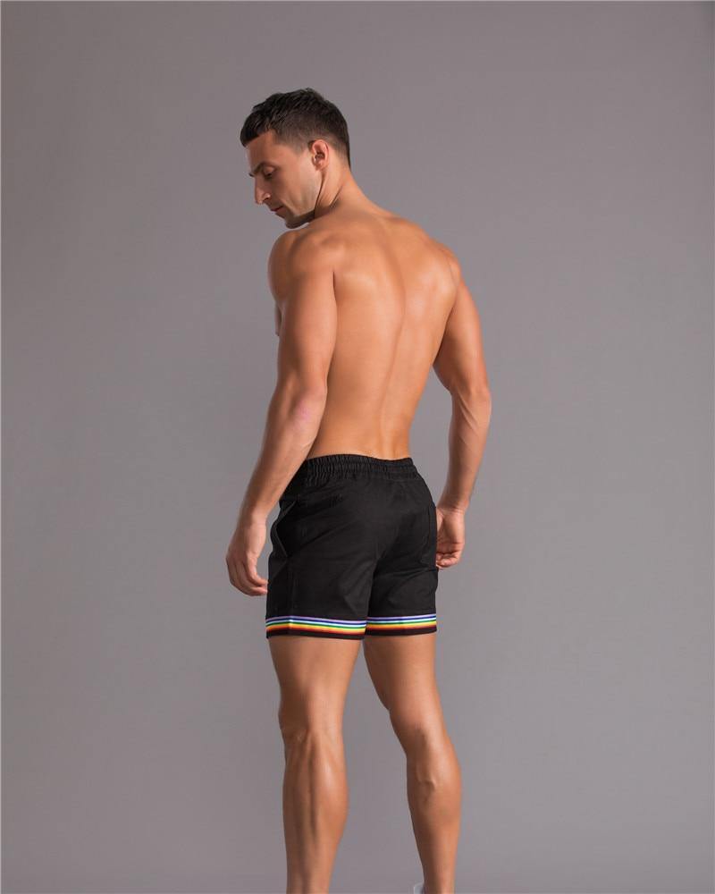 Men’s Rainbow Details Trunk Shorts - AM APPAREL