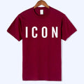 ICON Printed Casual Cotton T-shirt - AM APPAREL