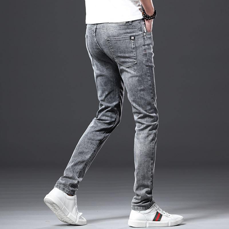 JANTOUR Men's Slim Fit Stretch Jeans - AM APPAREL