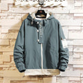 JAP Men's Streetwear Hooded Windbreaker Jacket - AM APPAREL