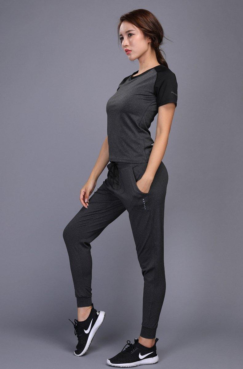 Loose Fit Women's Fitness Jogging 2 Pc Set - AM APPAREL