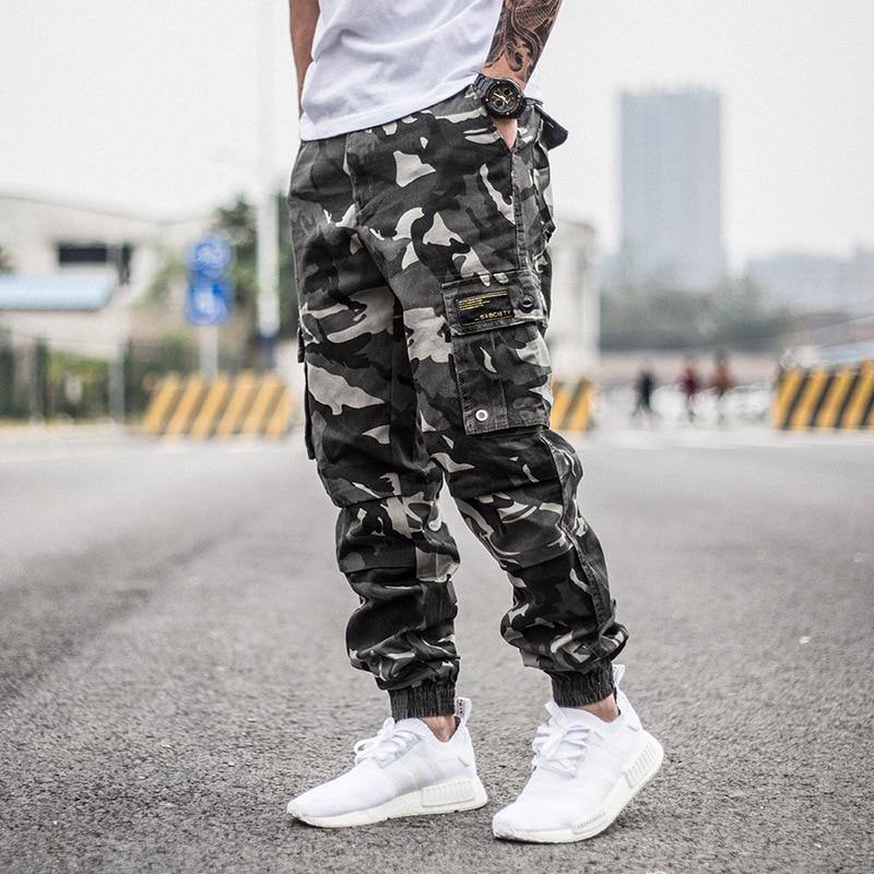 Men's Camouflage Casual Cargo Pants - AM APPAREL