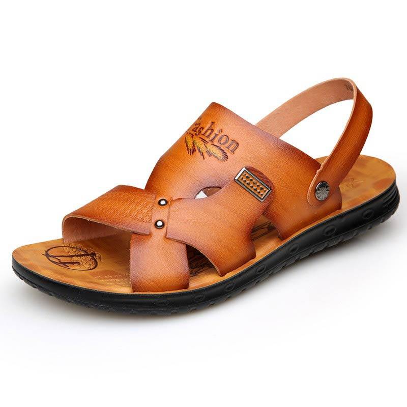 Men's Casual Non-Slip Back Strap Sandals - AM APPAREL