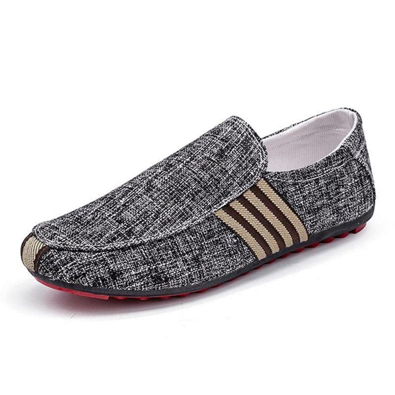 Men's Casual Summer Canvas Loafers - AM APPAREL