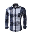 Men's Check Plaid  Light Weight Shirt - AM APPAREL