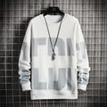 Men's Crewneck Print Sweatshirt - AM APPAREL