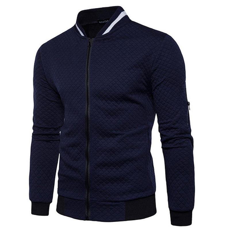 Men's Daily Regular Stand Collar Jacket - AM APPAREL