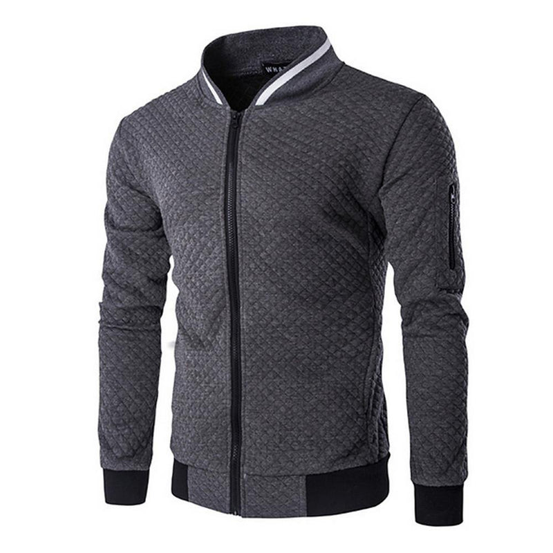 Men's Daily Regular Stand Collar Jacket - AM APPAREL