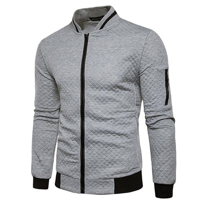 Men's Daily Regular Stand Collar Jacket - AM APPAREL