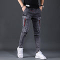 Men's Designer Cargo Slim Fit Stretchy Pants - AM APPAREL