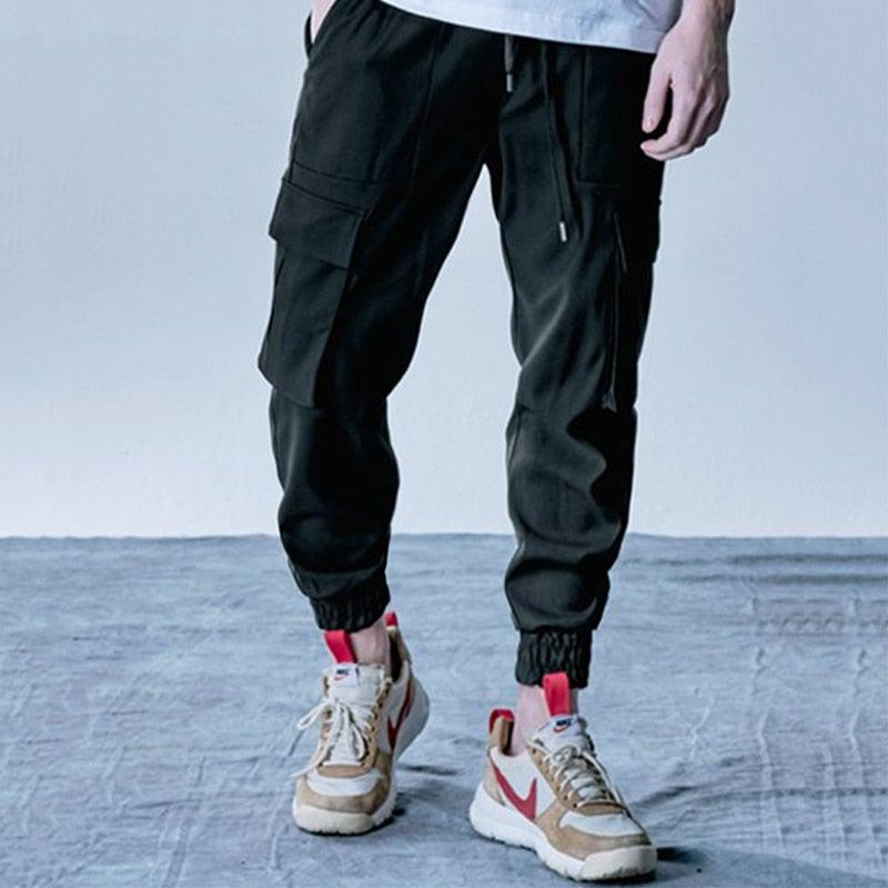 Men's Elastic Multi-Pocket Outdoor Joggers - AM APPAREL