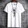 Men's Fashion O Neck Anime T-shirt - AM APPAREL