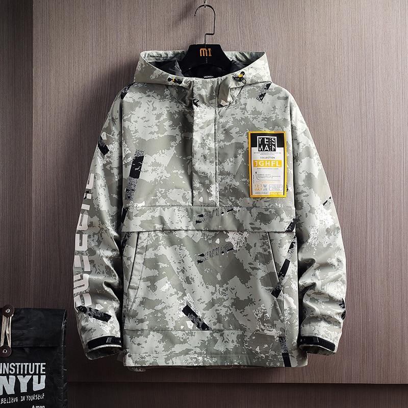 Men's Fashion Skateboard Rain Coat Hooded Jacket - AM APPAREL